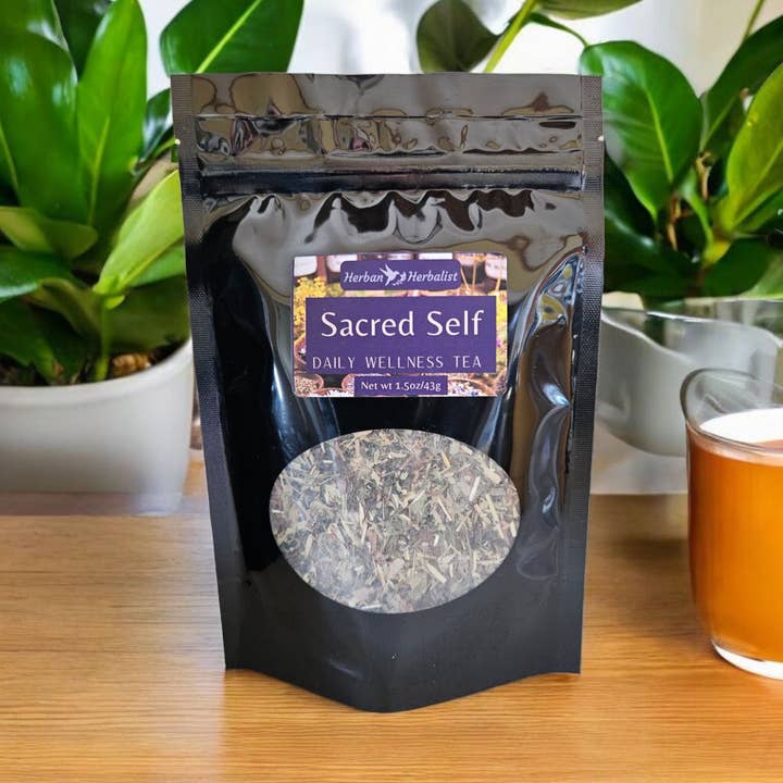 Sacred Self Herbal Tea–Daily Support for Body, Mind & Spirit for wholesale by Herban Herbalist, llc