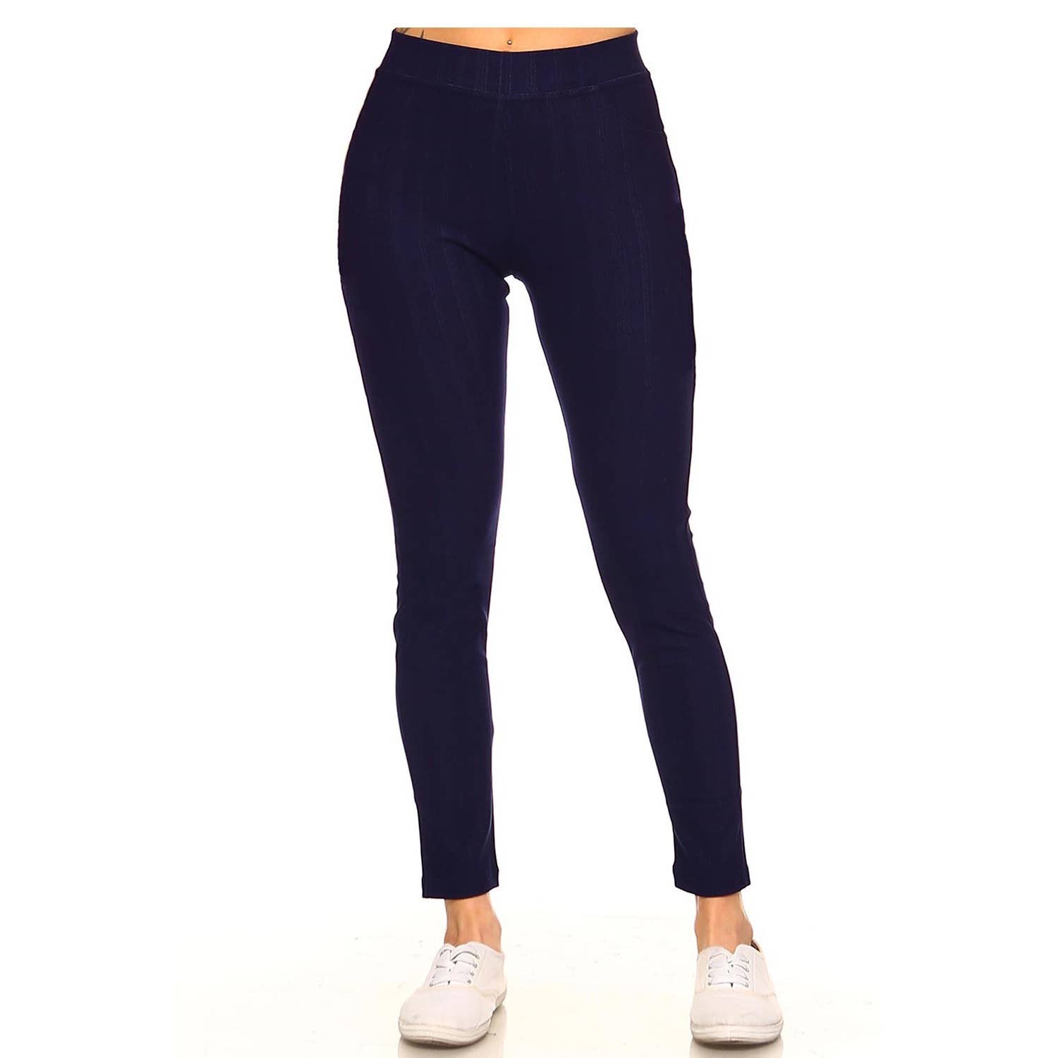JHP Collection - Wholesale Fashion Leggings - Women's - WOMENS DENIM LOOK FULL LEGGINGS7
