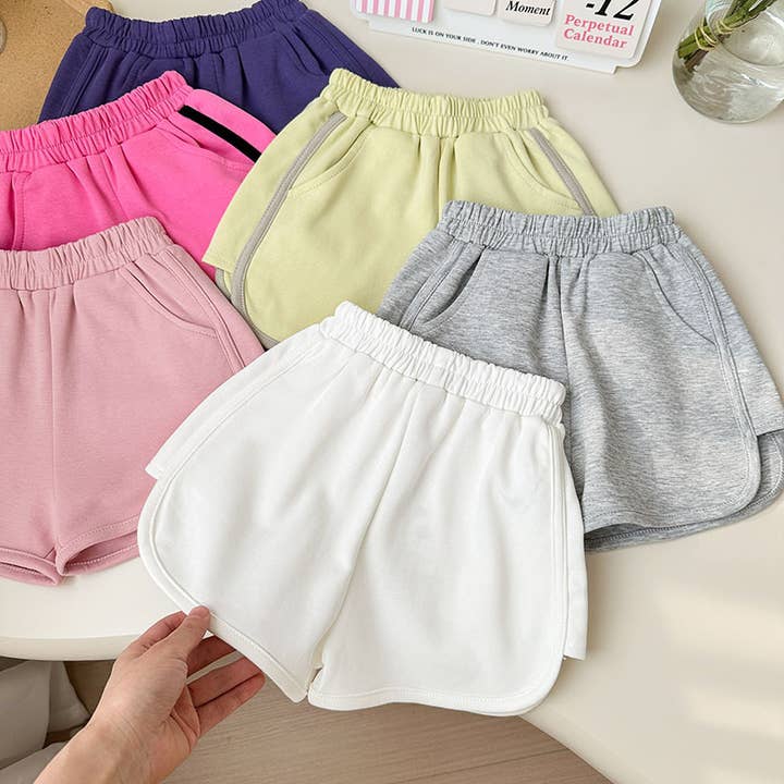 Little Trendy - Wholesale Shorts - Kids - Girls sports causal shorts summer beach shorts