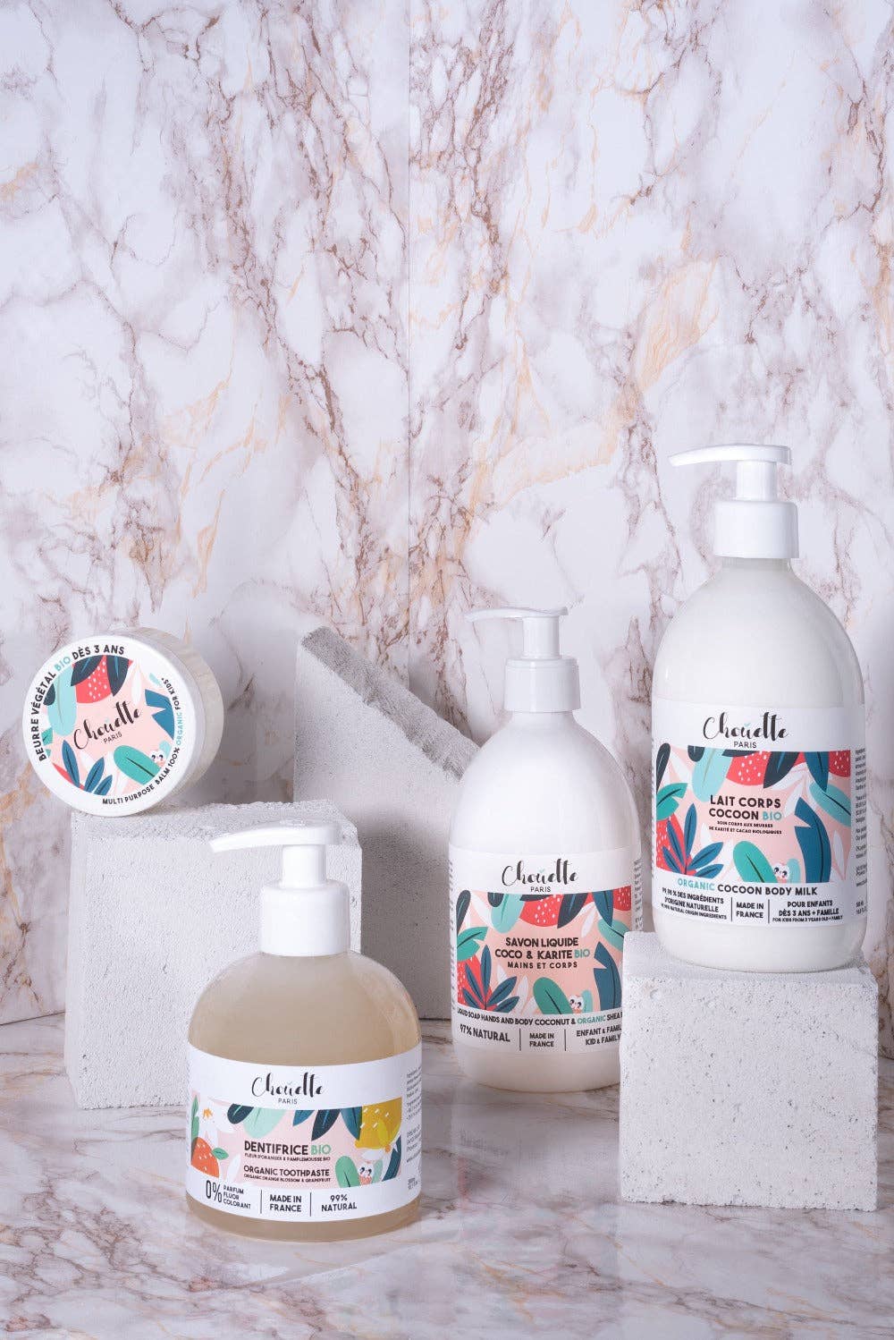 CHOUETTE PARIS - Wholesale Body Wash/Shower Gel - Kids & Baby - SAVON MAINS & CORPS COCO KARITE - 500 ml3