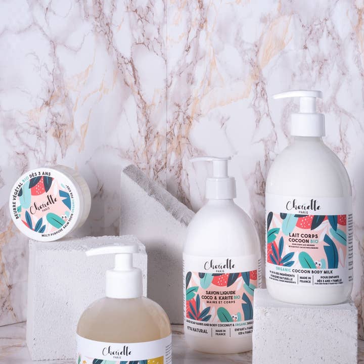 CHOUETTE PARIS - Wholesale Body Wash/Shower Gel - Kids & Baby - SAVON MAINS & CORPS COCO KARITE - 500 ml3