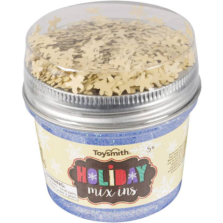 Toysmith - Wholesale Putty/Slime - Kids - Holiday Mix Ins, Putty/Slime Kit, Clear/Confetti/Colorful