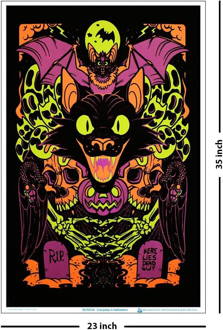 Wholesale Every Day Is Halloween by Mallory Hodkin Black Light