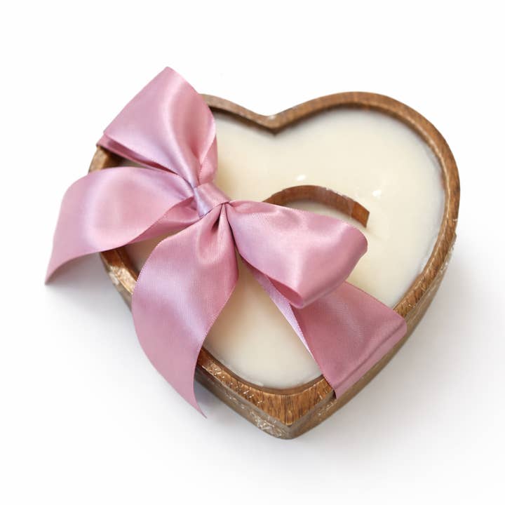 The Willow Tree Co - Wholesale Jar/Filled Candle - Vanilla Cashmere Wooden Bowl Luminary0