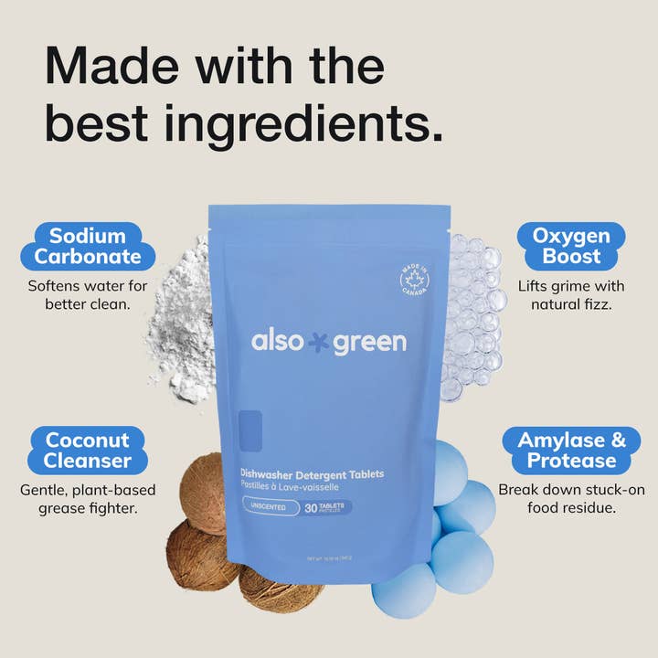 Also Green - Wholesale Dish Soap - Dishwasher Detergent Tablets2