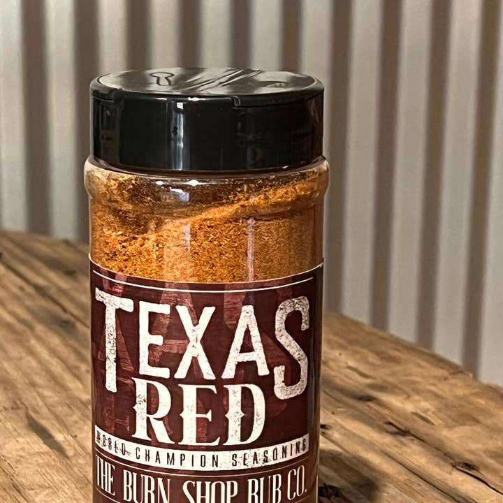 Texas Red for wholesale by The Burn Shop Rub Co