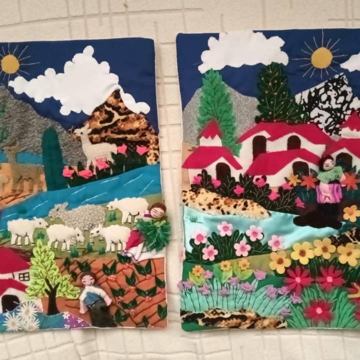 Blossom Inspirations - Wholesale Wall Accent - Arpillera Wall Decor30