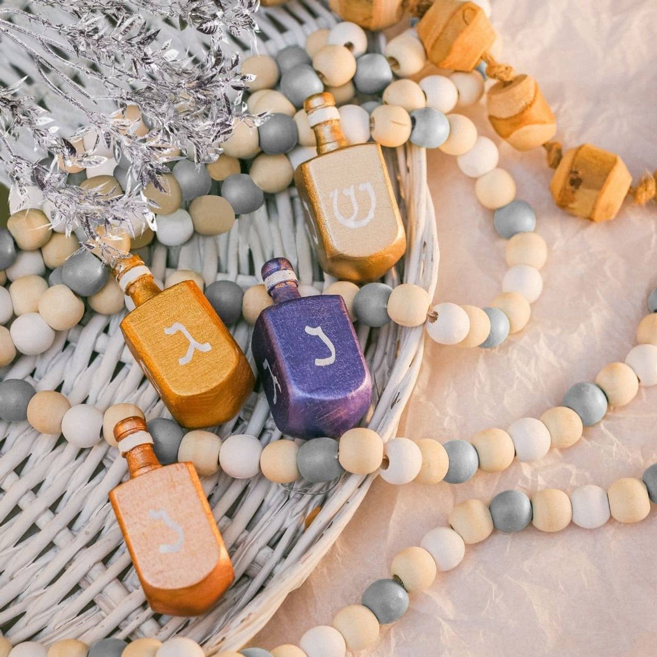 Woodpeckers Crafts - Wholesale Dreidel - Kids - Wooden Dreidel2