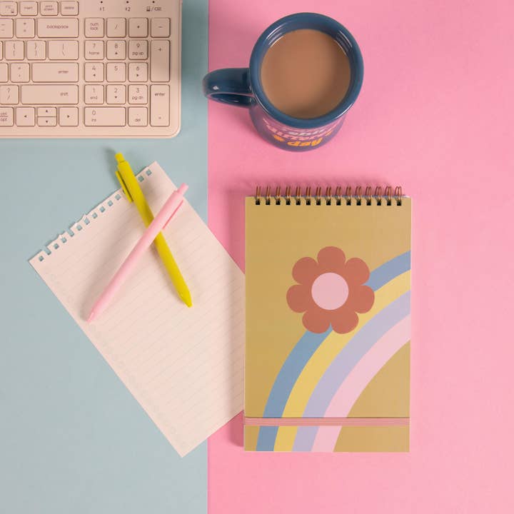 Carnet de tâches Rainbow Flower pour la vente par Talking Out of Turn