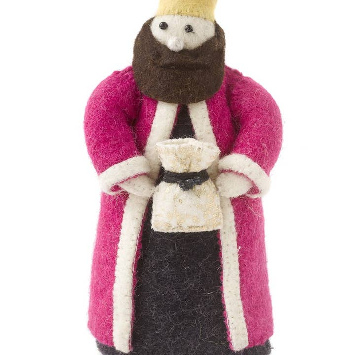 Arcadia Home - Wholesale Nativity Scene Decor - Christmas Nativity Scene in Hand Felted Wool, Manger, Creche3