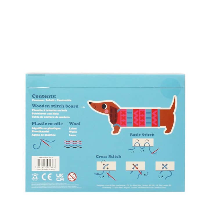 Bobangles - Wholesale Craft sewing kit - Rex London Learn to Sew - Sausage Dog2