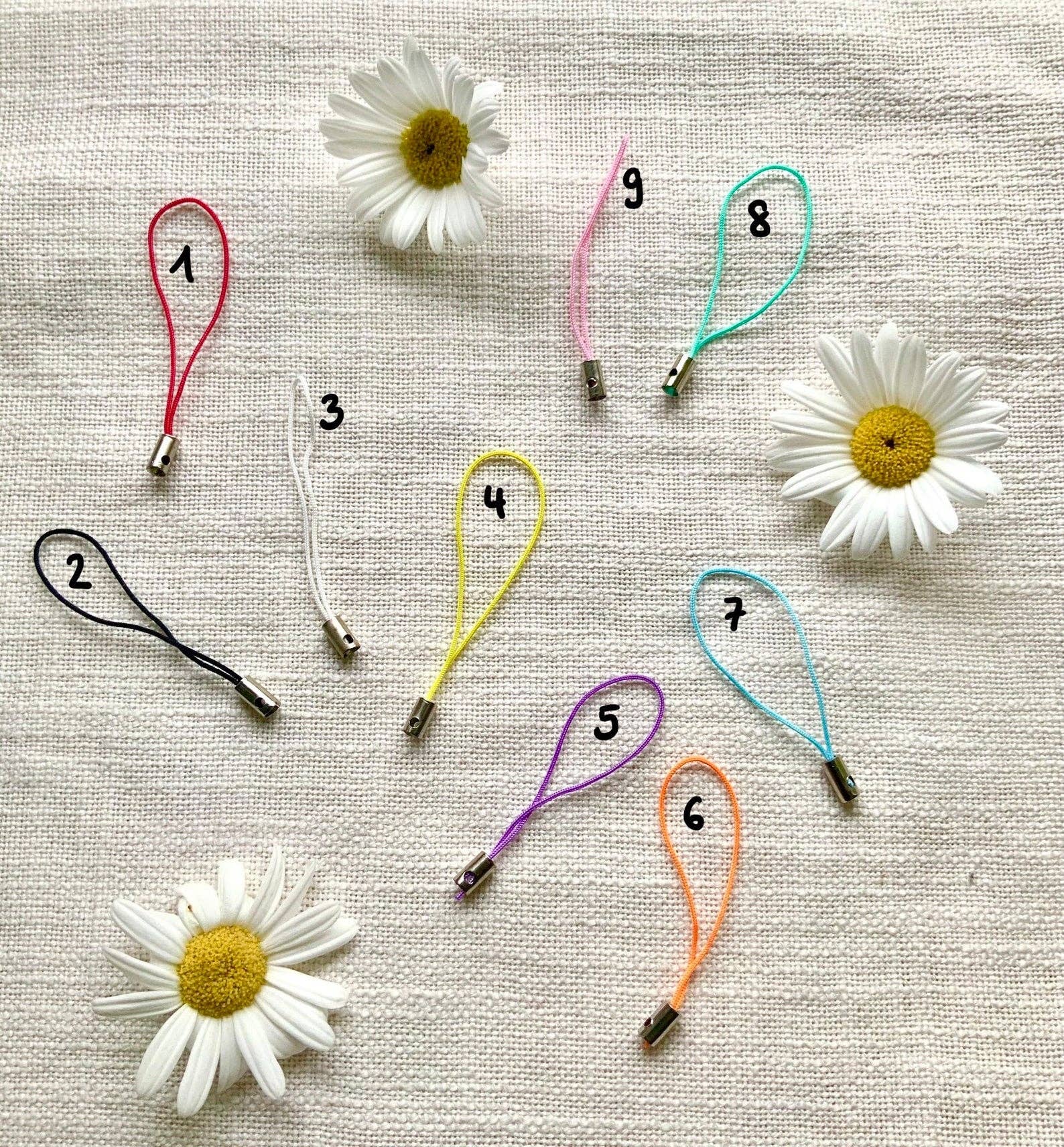 PetitAtelier0711 - Wholesale Phonecase Strap - Mobile phone necklace with pearls and smiley4