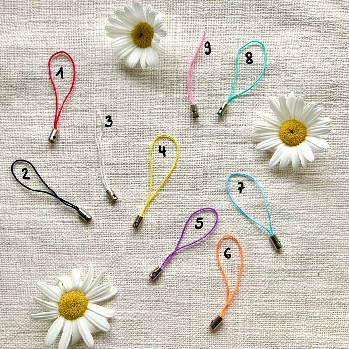 PetitAtelier0711 - Wholesale Phonecase Strap - Mobile phone necklace with pearls and smiley4