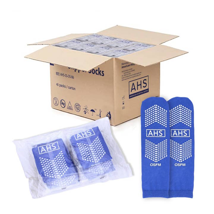 American Hospital Supply – wholesale Socks – Unisex – AHS Hospital Socks with Grippy Anti-Slip Tread13