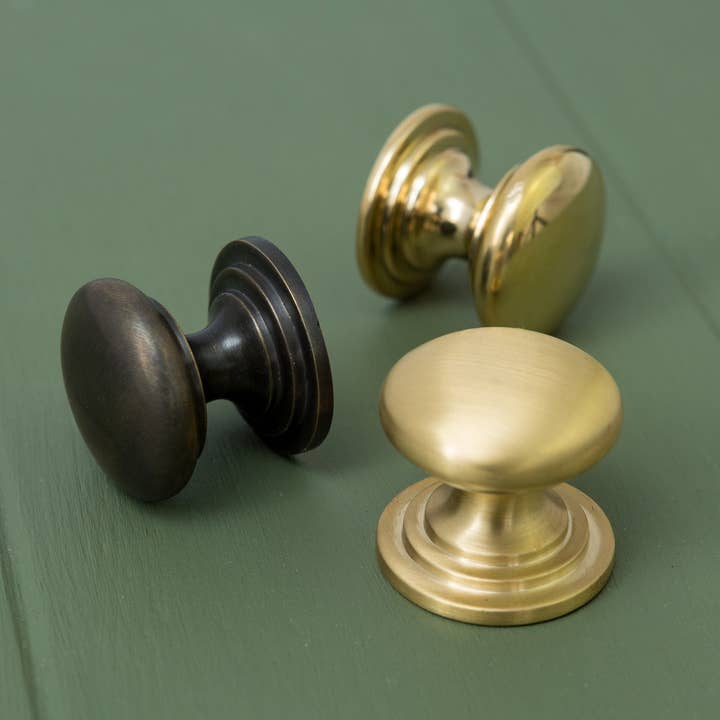 Brass bee - Wholesale Knob/Pull - Solid Brass Victorian Kitchen Cabinet Knobs and Round Cup Pulls