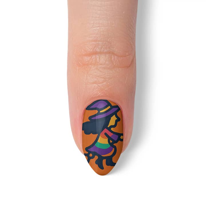 FYNE BODY - Wholesale Press-on/fake nails - Ghostly Glam Halloween Multicolor Press-On Nails83