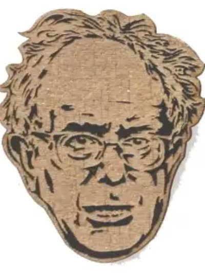 Bernie Sanders - Adorno de madera, imán, llavero, pin para venta al por mayor de LetterCraft