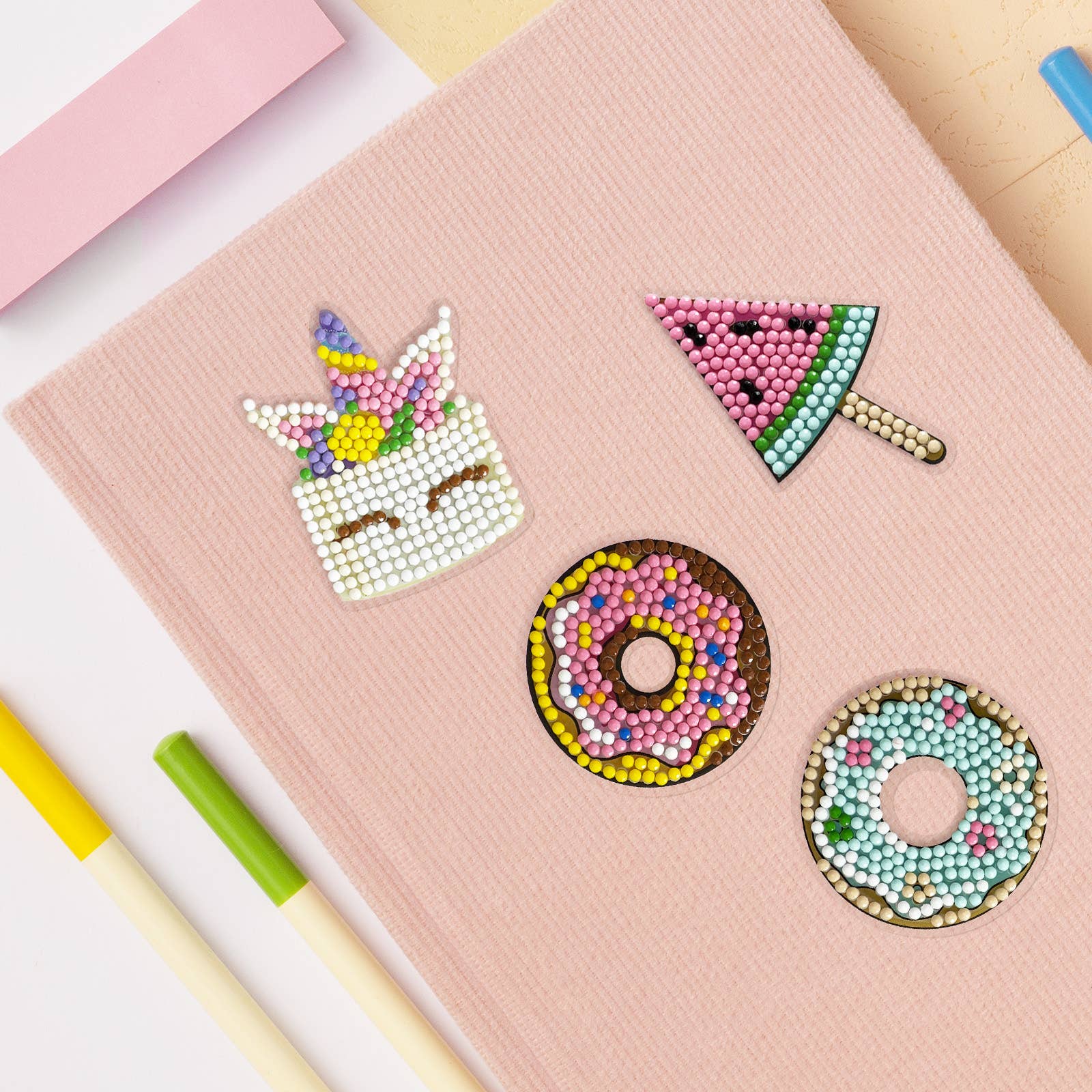 Wrapables.com - Wholesale DIY Craft Kit - Wrapables 5D Gem Painting Diamond Art Kits, 8pc Sweet Treats3