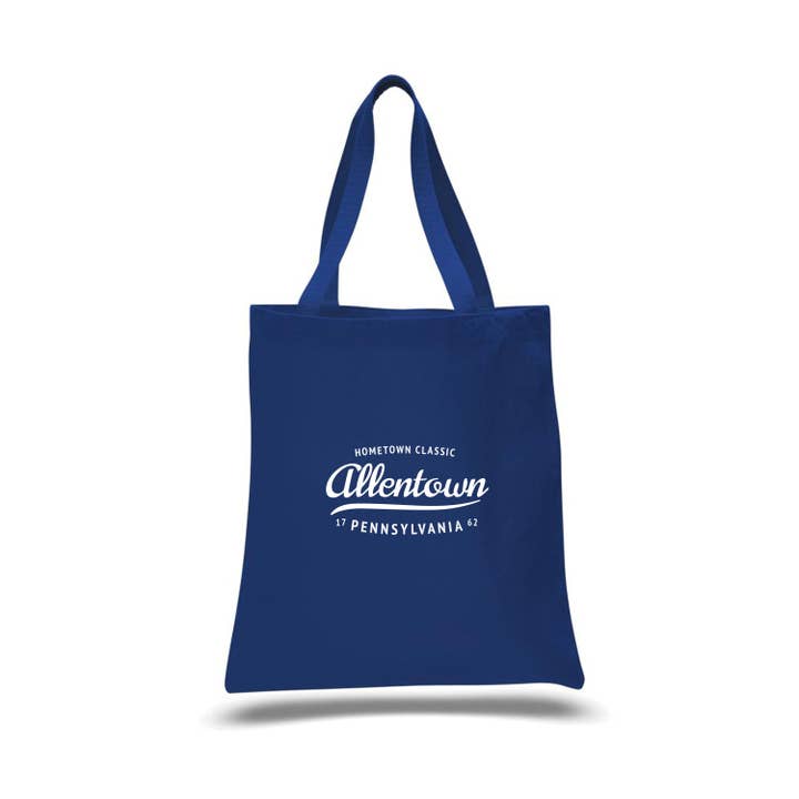 Hometown Classic - Bolsa de lona personalizada con asas de cinta para venta al por mayor de Vintage City Tees