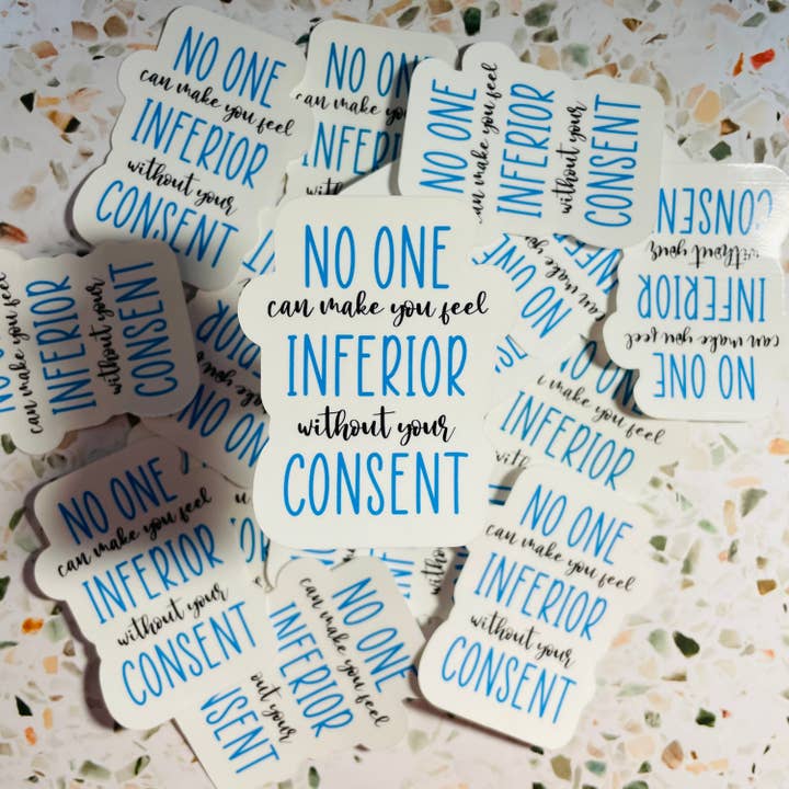 Without Your Consent Sticker for wholesale by Stag Run Creations