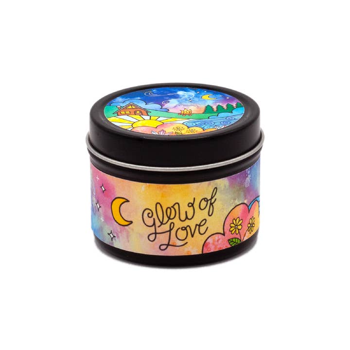 Rachel Beyer - Vente Bougies de voyage - Bougie d'aromathérapie magique Glow of Love - Floral & Spice