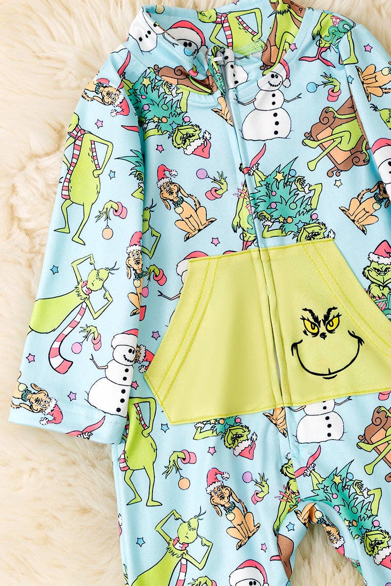 Kids Charm Online - Wholesale Jumpsuit - Baby - Christmas character printed boys baby romper. RPB50378 AMY2