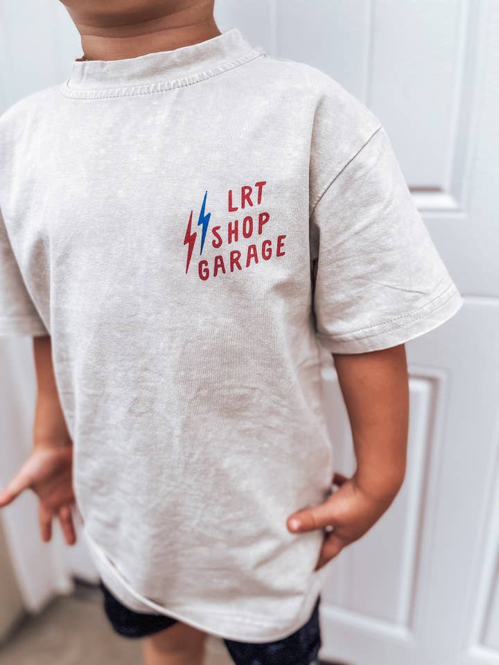 Little Rad Things - Wholesale Screen Printed T-Shirt - Kids - Boys Clothes Red, White and Boom Tee
