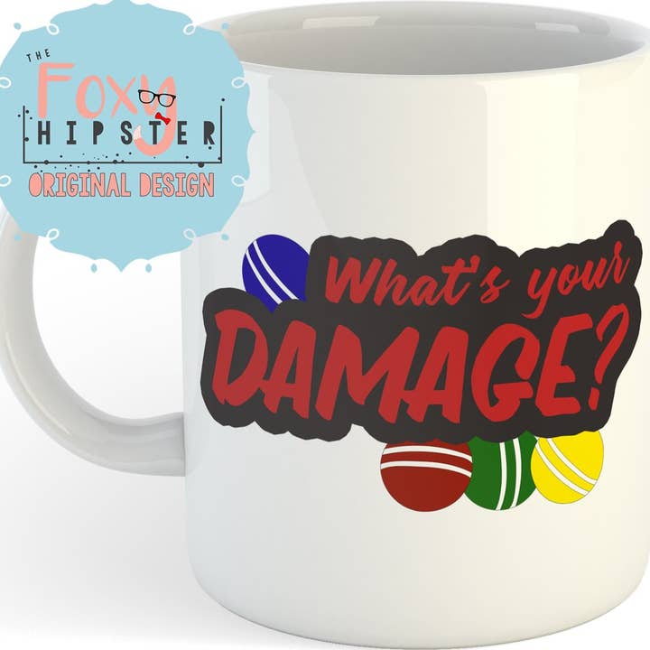 Heathers Quels sont vos dégâts ? Tasse à café pour la vente par The Foxy Hipster