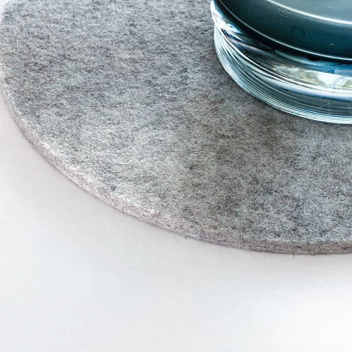 Lion Looms - Wholesale Placemat - Round Felt Pad 3-Pack - 100% Wool - 6", 8" and 10" sizes1