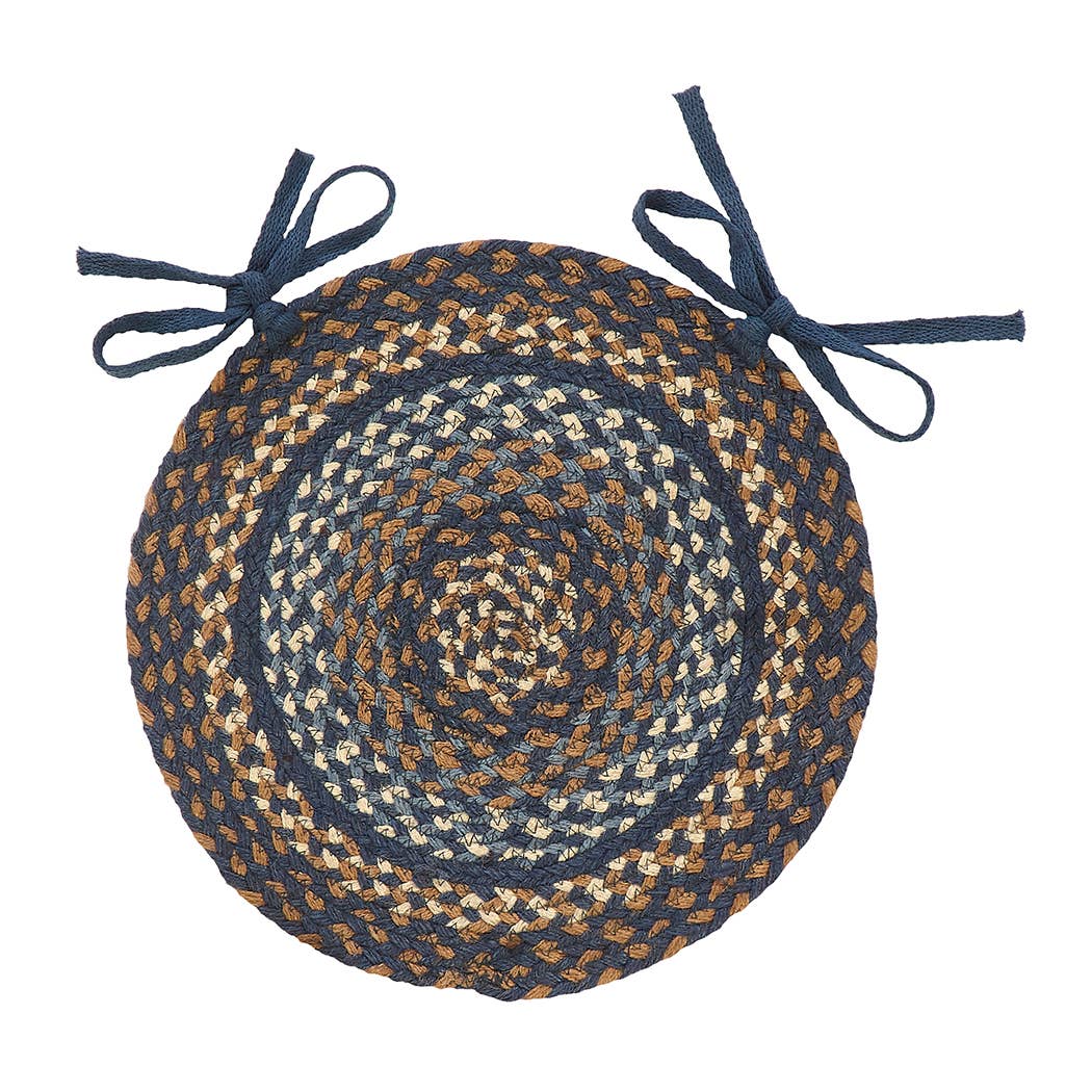 IHF HOME DECOR/IHF RUGS - Wholesale Area Rug - Denim Braided Jute Area Rug & Tabletop Collect BR-2878