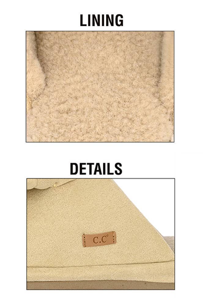 Hana - Wholesale Slippers - Women's - C.C Faux Suede Bow Slippers5