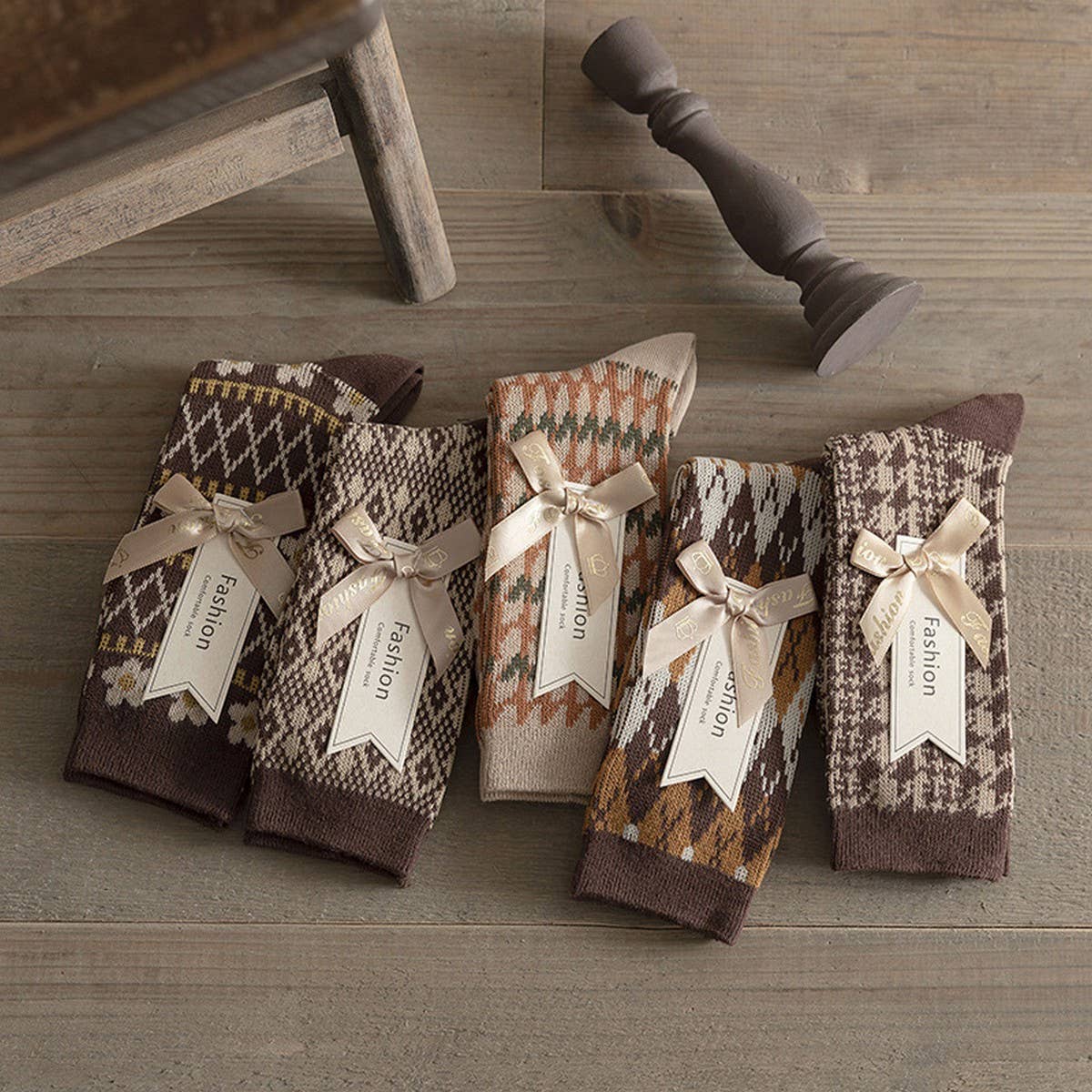 ACCITY - Wholesale Socks - Women's - AUTUMN AND WINTER FASHION WARM MID-CALF SOCKS_CWMS11186