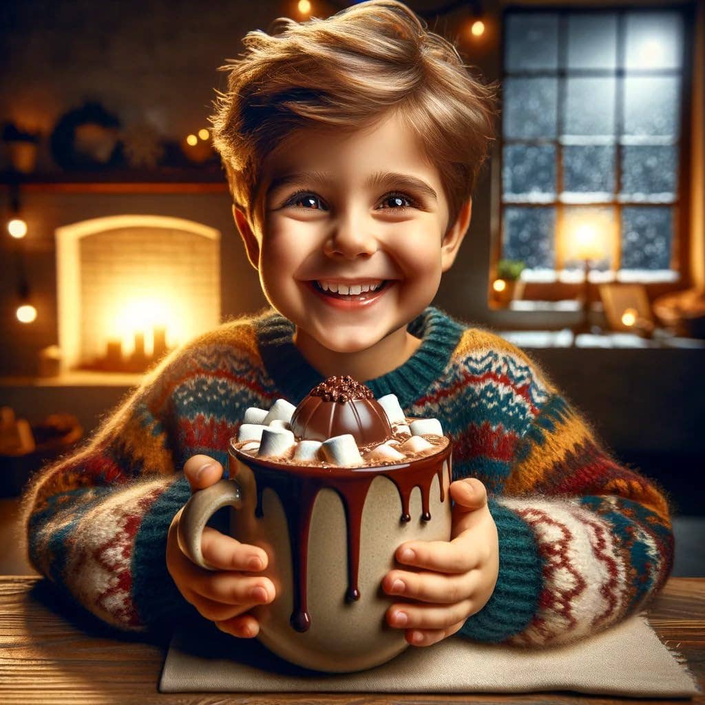 The Wine Savant /  Khen Glassware – Caixa de chocolate por atacado – Conjunto de 6 Bolas de Chocolate Quente - Sabor Chocolate Negro5