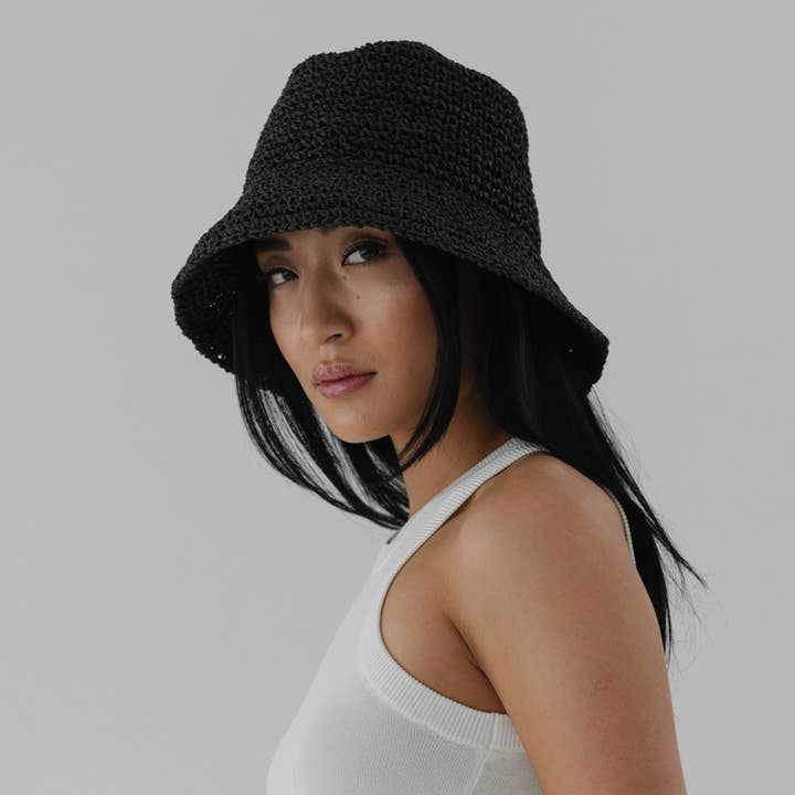 Gigi Pip - Wholesale Bucket Hat - Women's - Sal Crochet Bucket Hat16