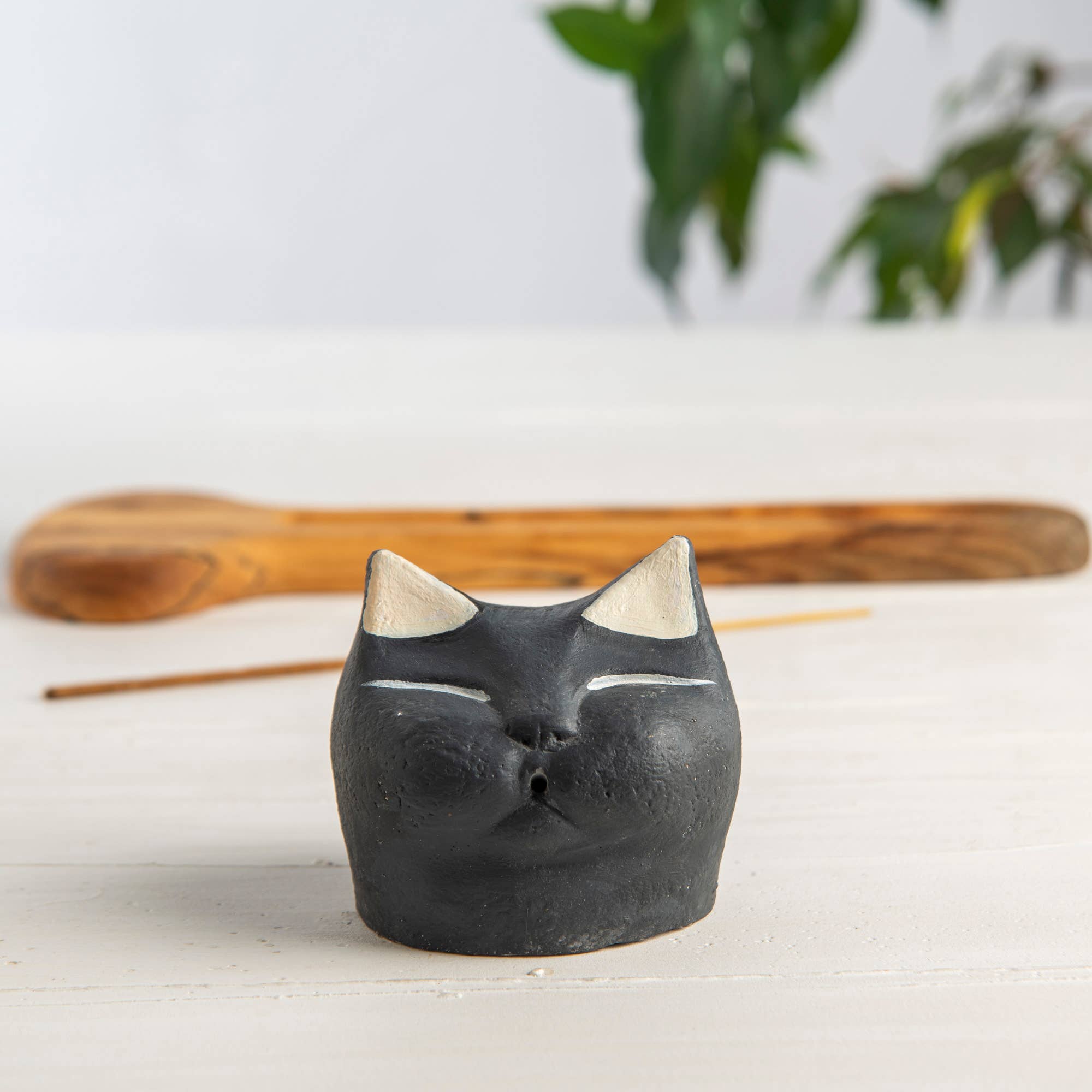 Troy Touch - Wholesale Incense Holder - Tabby Cat Incense Holder, Handmade Incense Holder17