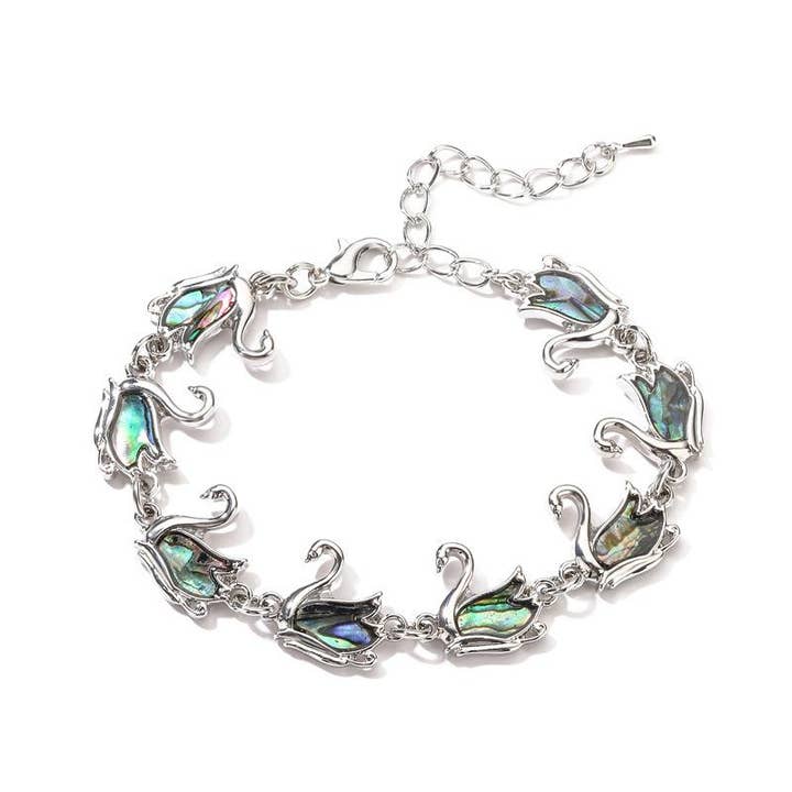 Mio Queena - Wholesale Charm/Dangle Bracelet - Multi-style Abalone Shell Metal Chain Bracelets