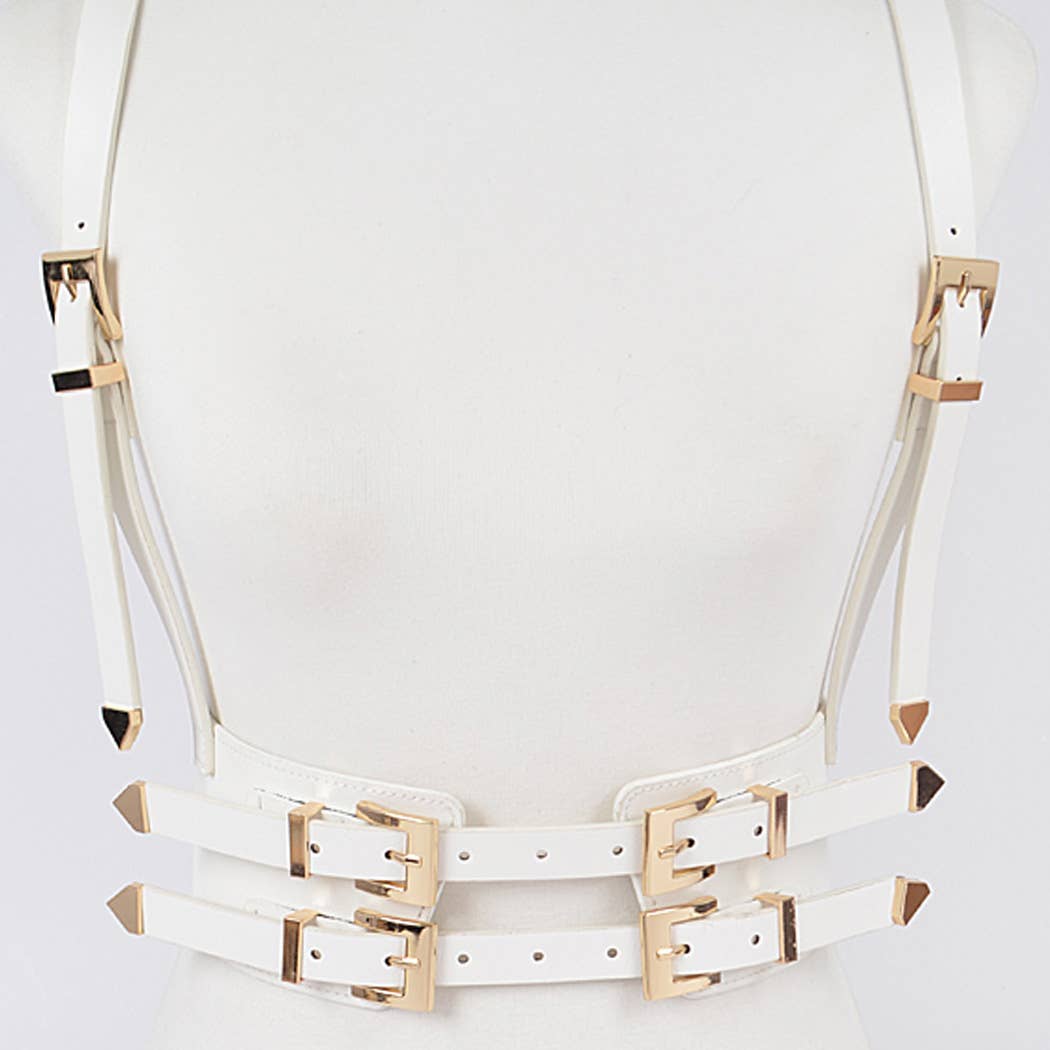 3AM BY H&D ACCESSORIES - Wholesale Belt - Women's - Multi Buckle Plus Size Harness Belt6