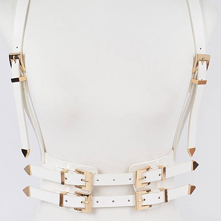 3AM BY H&D ACCESSORIES - Wholesale Belt - Women's - Multi Buckle Plus Size Harness Belt6