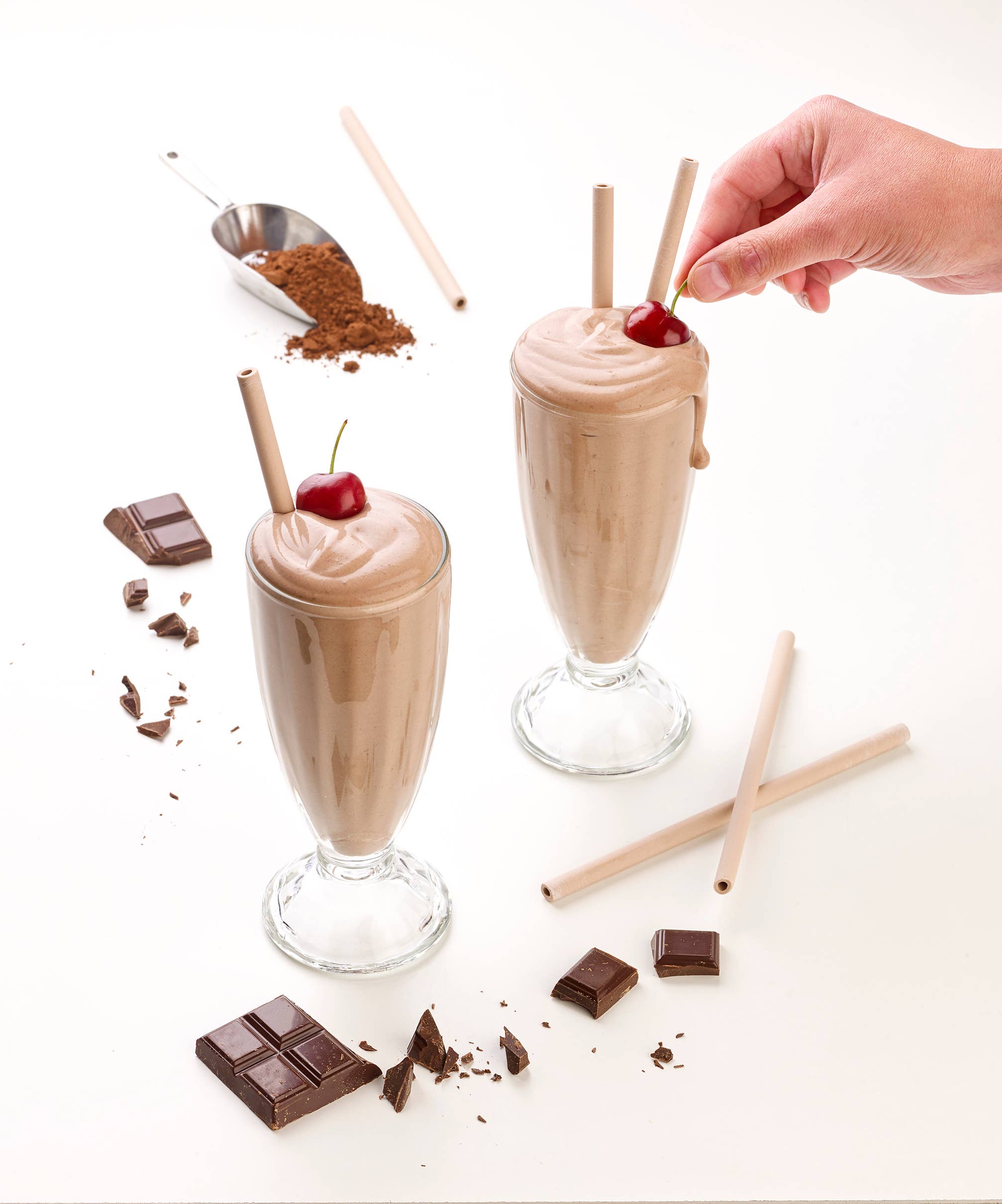 SORBOS Edible Straws - Wholesale Drinking Straw - SORBOS Chocolate Flavour Edible Straws - Case of 2008