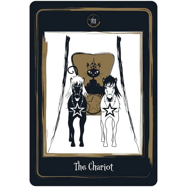 U.S. Games Systems Inc. - Wholesale Tarot Cards - Golden Black Cat Tarot