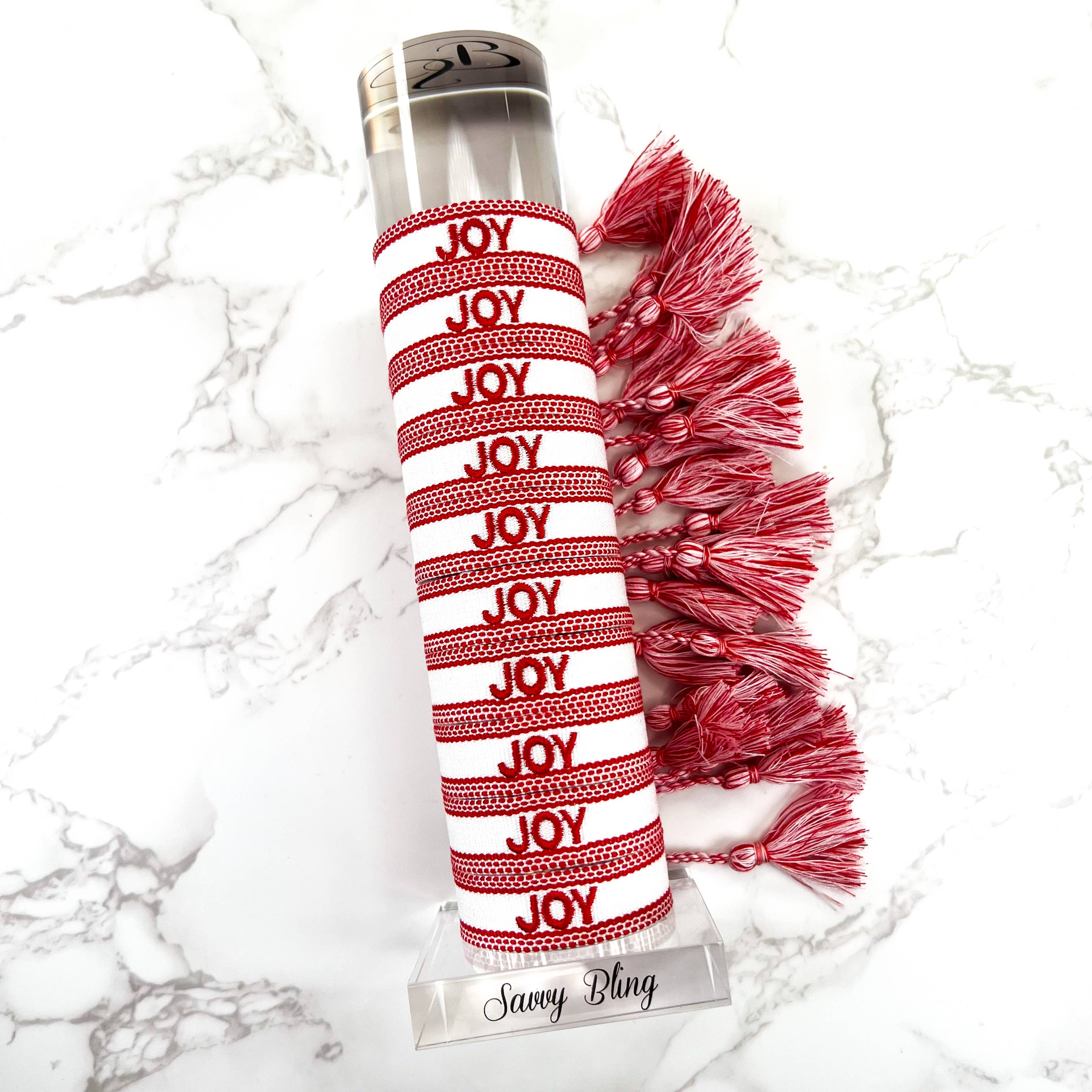 Savvy Bling – wholesale Vävt/flätat armband – Joy Christmas Buffalo Pläd Broderat Armband2