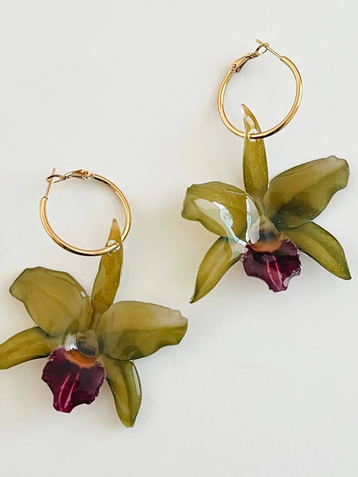 Orchid Hoops for wholesale by Collection by Rin