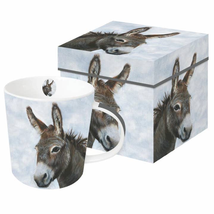MUG IN GIFT BOX-HONKEY THE DONKEY for wholesale by Paperproducts Design • Ambiente
