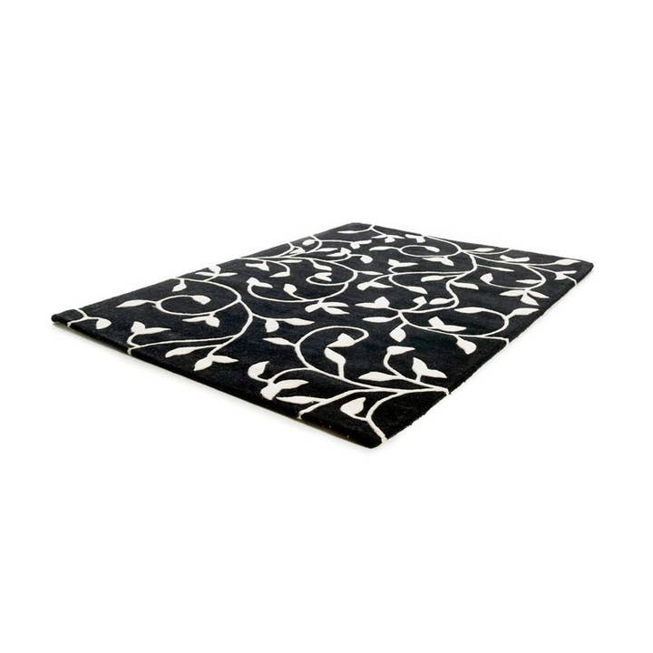 51004209 Alfombra de lana Grow 140x200 cm negro/blanco para venta al por mayor de Etol