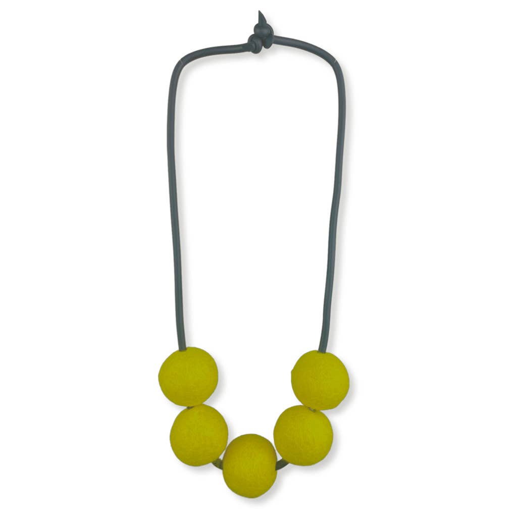Frank Ideas – wholesale Bib necklace – FELT, bold color, fashion statement necklace CHUNKY 516