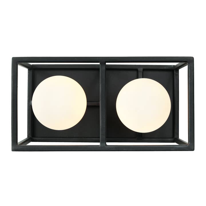 Lámpara posmoderna para tocador de baño o aplique de pared Plaza con 2 luces para venta al por mayor de Varaluz