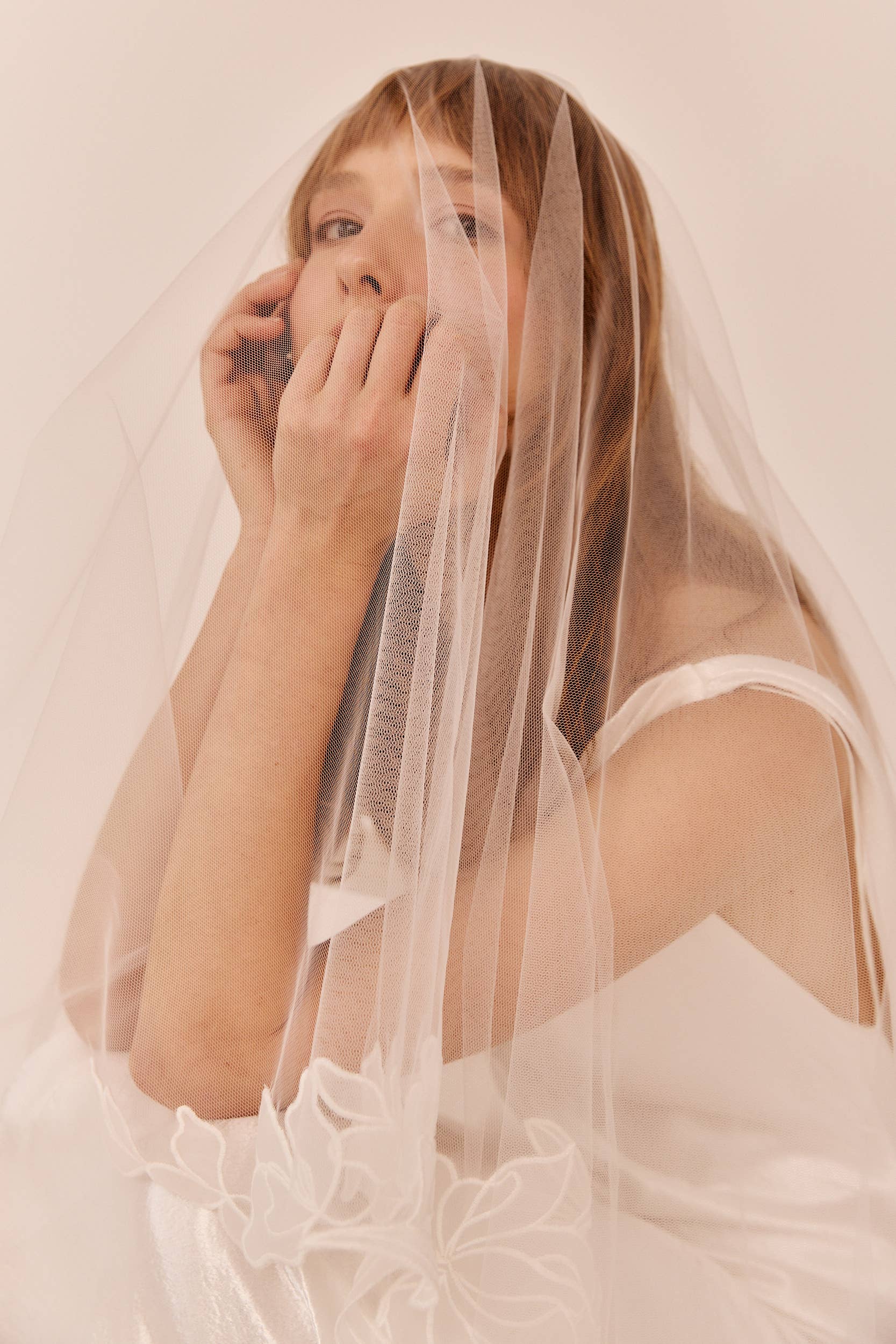 Dove Grey Accessories - Wholesale Veil – Women’s - Sage Embroidered Drop Veil8