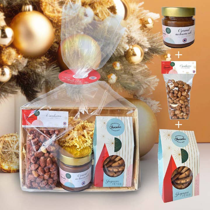 Christmas basket | christmas chocolate for wholesale by CHOCODIC