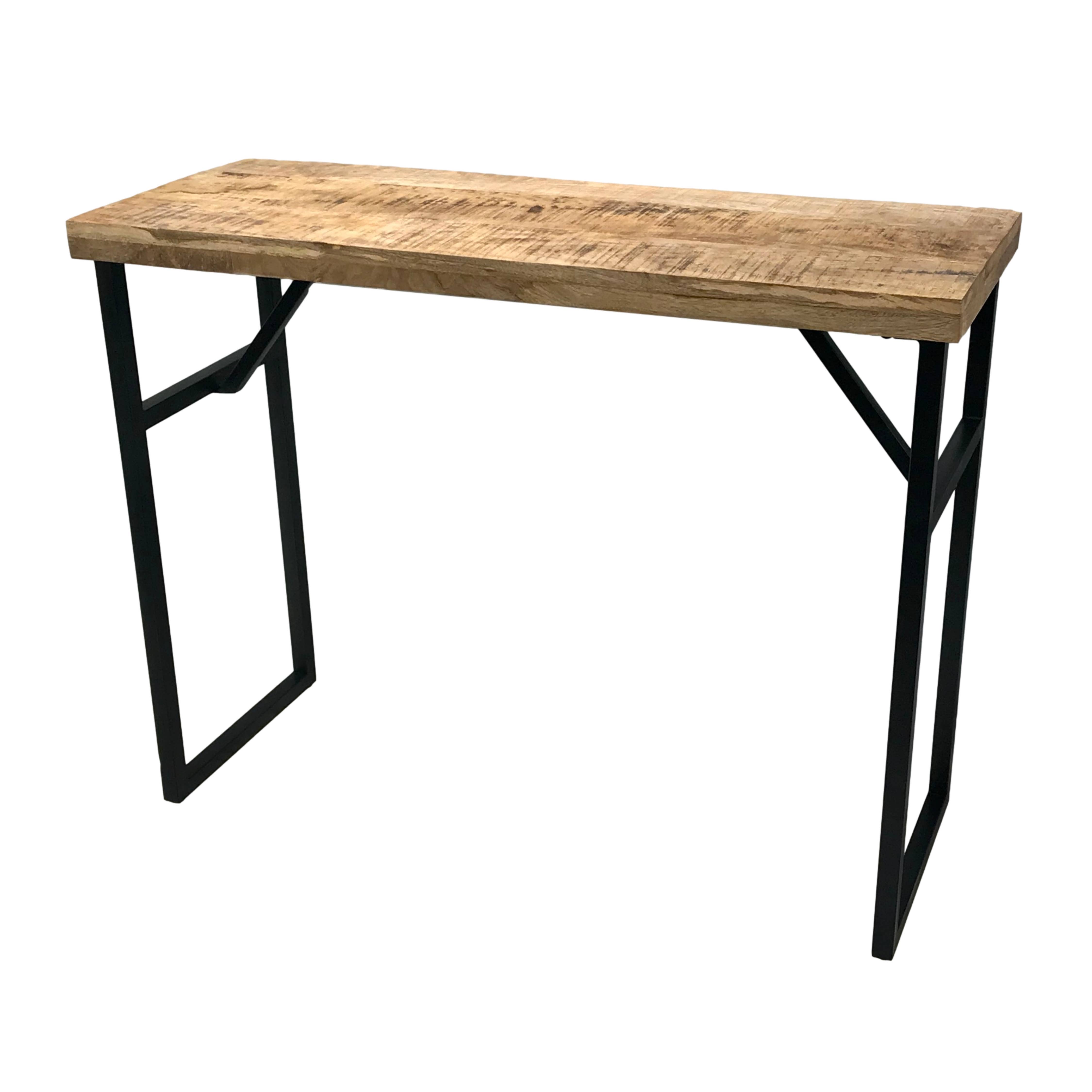 Wilco Home - Wholesale Console Table - Santa Marta Solid Mango Wood Console/Folding Display Table-S8