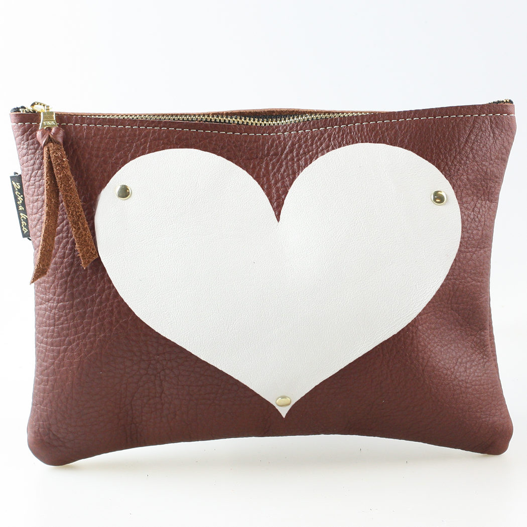 Zina Kao Exclusives – Engroshandel Posetaske - Dame – Soft Heart Applique: 3 størrelser! 19